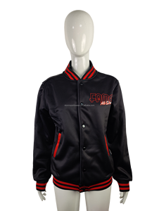 Completo strass nero giacca da riscaldamento riscaldamento per <span class=keywords><strong>allegria</strong></span> e squadra di ballo logo personalizzato Cheer uniforme pacchetto Cheer Wear - Product Image 2
