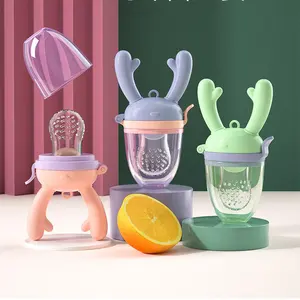 High Quality Baby BPA Free Food Feeder Food Grade Silicone Baby Nibbler Pacifier Fresh Fruit Feeder