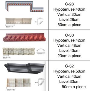 Moules de moulage de corniches de haute qualité pour le moulage de corniche en béton moules en silicone pour le moulage de corniche en gypse - Product Image 3