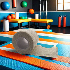 شريط رياضي ذاتي اللصق شريط رياضي عالي الجودة من القطن ، سهل التهوية ، سهل المسيل للدموع شريط رياضي للبيع بالجملة - Product Image 2