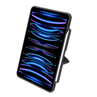 2024 nouveau PU cuir Origami Folio haute qualité TPU magnétique Pad tablette étui avec crayon de charge pour iPad Air 13 11 iPad Pro 11