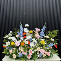 Fleurs artificielles de sol ALR-MX02 en soie de haute qualité, vibrantes et colorées, réutilisables pour les mariages, les événements et la décoration commerciale