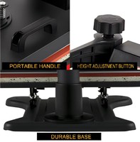 Presse à Chaud Semi-Automatique Électrique 8-en-1 Neuve pour Sublimation sur T-shirts, Tasses, Casquettes, Assiettes et Sacs – Vente en Gros