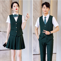 Costume de haute qualité pour hommes avec logo personnalisé gilet classique à la mode pour gilet décontracté formel serveur gilet à boutons et gilet uniforme