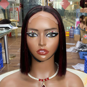 Perruque en cheveux lisses SDD 4x4 de 8 pouces avec bonnet en dentelle léger pour un look jeune et énergique, idéale pour une utilisation quotidienne - Product Image 3