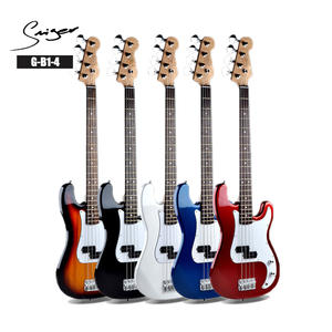 Vides música 24 te preocupes bajo eléctrico de 4 cuerdas de la guitarra bass con estuche de guitarra. - Product Image 6