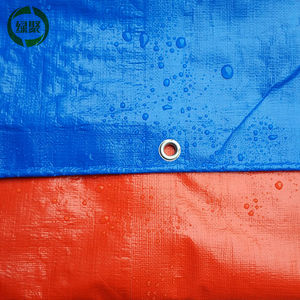 Lona gruesa de 5 Mil para tienda de campaña, cubierta de piscina multiusos, impermeable, azul, 10X12 pies, tela recubierta de PE - Product Image 6