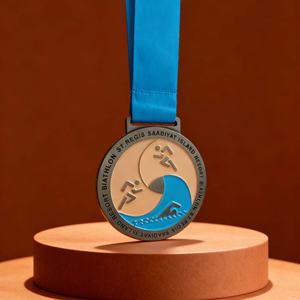 Medalla de Metal Personalizada al por Mayor de Fábrica para Fútbol, Carreras, Taekwondo, Fútbol Americano, Premios, Oro, Plata, Bronce, para Coleccionistas - Product Image 6