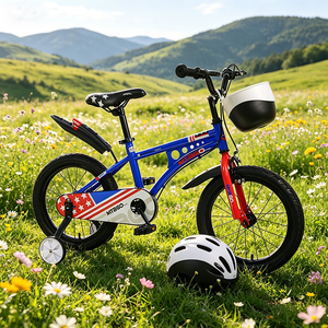 Vélo <span class=keywords><strong>VTT</strong></span> Enfant <span class=keywords><strong>16</strong></span> <span class=keywords><strong>Pouces</strong></span> Marque Mtbgo Chine pour Garçons avec Roues Stabilisatrices Monovitesse Cadre Acier Vente en Gros Usine - Product Image 2