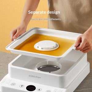 Cuiseur Vapeur Électrique Multifonctionnel Chigo 24L Grande Capacité avec Couvercle Transparent, Trois Niveaux, Commande Tactile – Idéal pour la Maison, Cadeau, Vente en Gros - Product Image 3