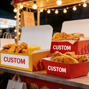 Large Disposable Leak Proof Lunch Box Packaging Paper Food Delivery <b>Containers</b> with Custom Logo for Restaurant Eco <b>Takeaway</b> - Product Image 5