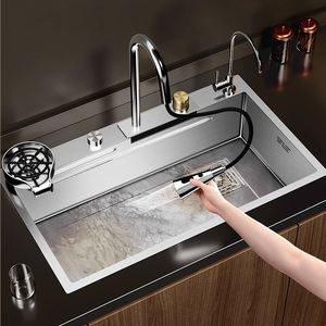 Évier de cuisine en acier inoxydable, évier multifonction tout-en-un <span class=keywords><strong>avec</strong></span> accessoires complets pour la vente en gros en Asie du Sud-Est - Product Image 2