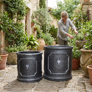 <span class=keywords><strong>Pot</strong></span> de fleurs <span class=keywords><strong>en</strong></span> ciment de style europé<span class=keywords><strong>en</strong></span>, grand, écologique, léger, avec trou de drainage, design vintage minimaliste, <span class=keywords><strong>pour</strong></span> jardin - Product Image 1