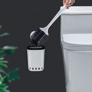 <strong>Toilet</strong> Bowl TPR <strong>Silicon</strong> Stainless Steel Disposable Cleaning <strong>Brush</strong> Holder &amp; Plunger Set Wall Mounted Cheap UV Funny <strong>Toilet</strong> <strong>Brush</strong> - Product Image 1
