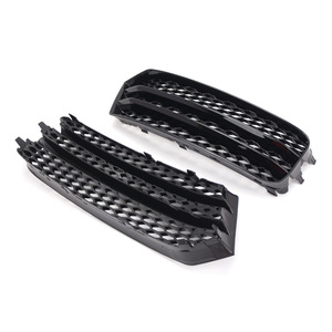 Audi กระจังหน้า A1ตัดหมอกรังผึ้งกันชนหน้าส่วนล่างสีดำ ABS retrofit อัพเกรด D178 - Product Image 3