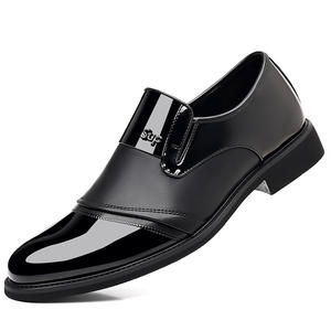 Nouvelles chaussures habillées en cuir pour hommes, style formel, mariage, chaussures en cuir britanniques décontractées pour hommes - Product Image 5