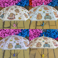 Parapluies pour enfants en gros, parapluies pour enfants de 19 pouces, ouverture semi-automatique, motifs de dessins animés, EVA