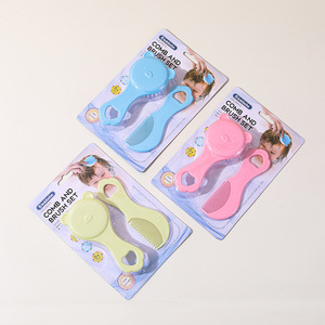 Juego de cuidado de bebé recién nacido, cepillo de limpieza de dibujos animados de oso, hecho de plástico, venta al por mayor, suministros para madre y bebé - Product Image 1