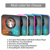 Aimant de réfrigérateur musical à sublimation vierge, boîte musicale, lecteur audio pour l'impression de chansons personnalisées, fabricant