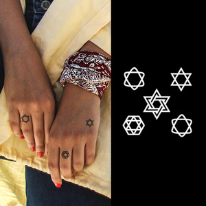 Personalizado o al por mayor temporal <span class=keywords><strong>pequeños</strong></span> cartuchos de tatuaje semipermanente jugo tinta mujeres hombres Durable impermeable Henna tatuaje pegatina - Product Image 5