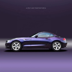 Vinilo Adhesivo Metalizado Ultra Brillante Color Morado Medianoche de 1.52*17M para Envoltura de Autos con Tecnología Air Release - Product Image 4