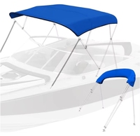 Prix d'usine – Housse de bateau Bimini en tissu Oxford 600D, installation facile, pare-soleil avec charnières