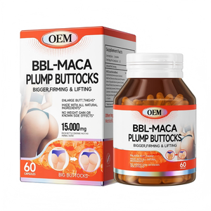 Capsules de Maca <span class=keywords><strong>Plus</strong></span> à Marque Privée pour le Remodelage Corporel |   Soutien aux fesses et aux hanches à base de plantes |   Complément certifié GMP OEM ODM - Product Image 1
