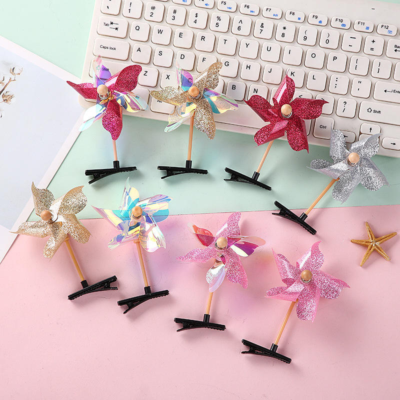 Color windmill hairpin color mixing
