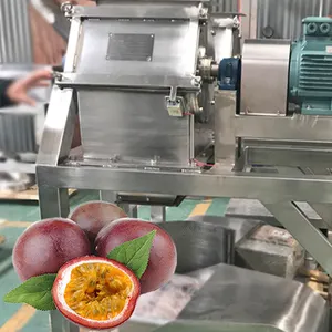 फैक्टरी बिक्री औद्योगिक जुनून फलों का रस लुगदी प्रसंस्करण बनाने की मशीन उत्पादन लाइन संयंत्र