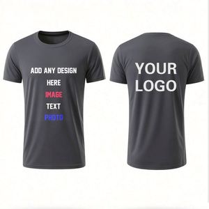 Quick Dry Polyester <b>T</b> Shirt Custom Logo Design Personalized Print Moisture Wicking Comfortable Casual Sports Uniforms - Product Image 5