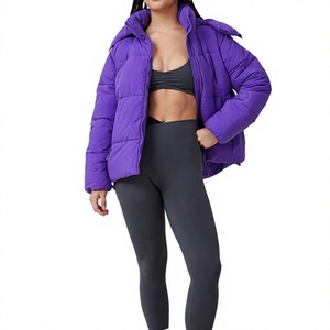 Blouson matelassé à capuche pour femme – Qualité supérieure, isolé, coupe-vent, pour l'hiver – Fournisseur pour commandes en gros - Product Image 1
