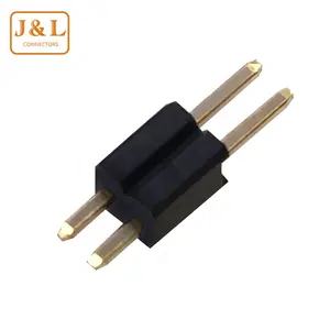 Conector DIP de una sola fila, conector macho de 2 pines, 2,54mm