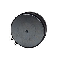 Échantillon gratuit 80mm technologie magnétique gris en forme de balle pilote de Tweeter pour studio moniteur haut-parleurs haut-parleur accessoires