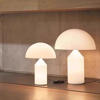 Lampe de chevet de luxe légère de style nordique, design postmoderne, créative, flexible, LED AC, en albâtre, avec commande tactile