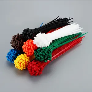 Custom Color 80Kg Cable Tie 5Mm 3Mm Nylon Cable Tie Plastic 66 Cable Ties Nylon