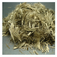 Fibres de basalte d'usine 6mm-60mm brisées pour le renforcement du béton Fibre de basalte haute résistance