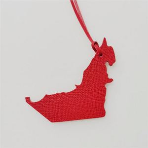Promotion United Arab Emirates Maps Keychain <b>Charms</b> Colorful Handbag Pendant Car Hanging Ornaments Shipping in 5 Days - Product Image 3