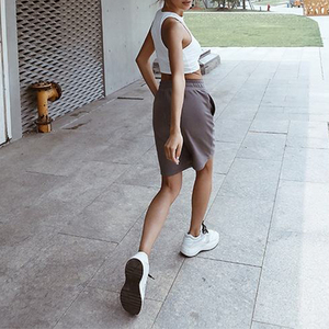 Pantaloncini Sportivi Personalizzati da <span class=keywords><strong>Donna</strong></span>, Streetwear di Alta Qualità in Cotone, Shorts Casual per Signore - Product Image 4