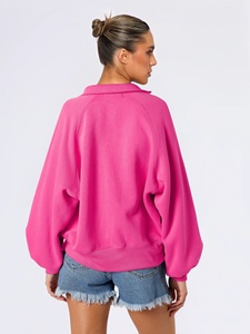 Felpa da donna con cappuccio Casual con Logo personalizzato stampata in bianco felpa da ragazza con scritta in bianco - Product Image 2