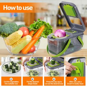 <span class=keywords><strong>Liste</strong></span> d'outils <span class=keywords><strong>de</strong></span> cuisine en ligne pour les vendeurs d'articles ménagers en e-commerce, trancheuse à <span class=keywords><strong>légumes</strong></span> multifonction à lame en acier inoxydable - Product Image 5
