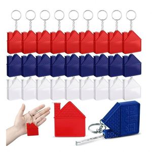 Productos de Recuerdo, Llavero Promocional con Forma de Casa, Cinta Métrica con Logotipo Personalizado - Product Image 3