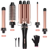 Pengeriting Rambut Lepas Pasang dan Layar LCD Digital Dilengkapi Ion Ionik untuk Penataan Rambut di Rumah DIY Langsung dari Produsen