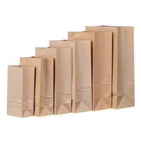 Bolsa de Papel Kraft Marrón Antigrasa para Panadería, Bolsa con Ventana para Galletas, Bocadillos, Pan y Alimentos, con Logotipo Personalizado