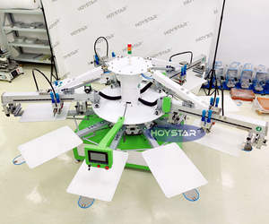 Máquinas De Serigrafía a 4 colores Camisetas Impresora De serigrafía Textil Maquina De Estampado Serigrafia - Product Image 6