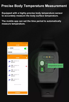 Jam Tangan Pintar Senior WONLEX IP67 Tahan Air untuk Lansia, 4G, Ukuran Kecil, Kartu SIM, Tombol SOS
