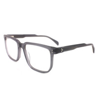 Kacamata Optik Sara Classic Solid Full-Rim Acetate untuk Pria Model 2026 Berkualitas Tinggi untuk Semua Bentuk Wajah