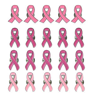 Fabricante de pines, pines de esmalte duro suave de Metal, logotipo personalizado, broche de cinta rosa, logotipo de prevención de senos, insignia de concientización sobre el cáncer de mama - Product Image 4