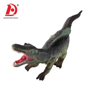 HUADA 2023 Little Boy's Favorite Mini Animated Soft Plastic Dinosaur Figure Toys Model with Sounds