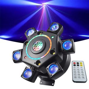 Projecteurs de scène professionnels à tête mobile LED Cyclorama Effet de faisceau laser Wash 6 bras RGBW DMX512 pour discothèques, fêtes, événements <span class=keywords><strong>DJ</strong></span> - Product Image 1