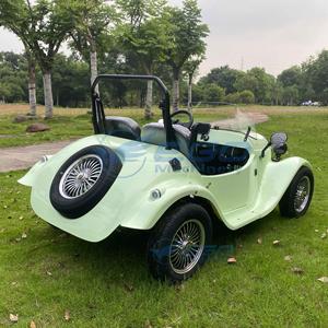 Voiture de golf vintage EGO 2 places, modèle T, design rétro, mini-voiture classique avec alimentation électrique, 65 km/h, construction en acier - Product Image 4